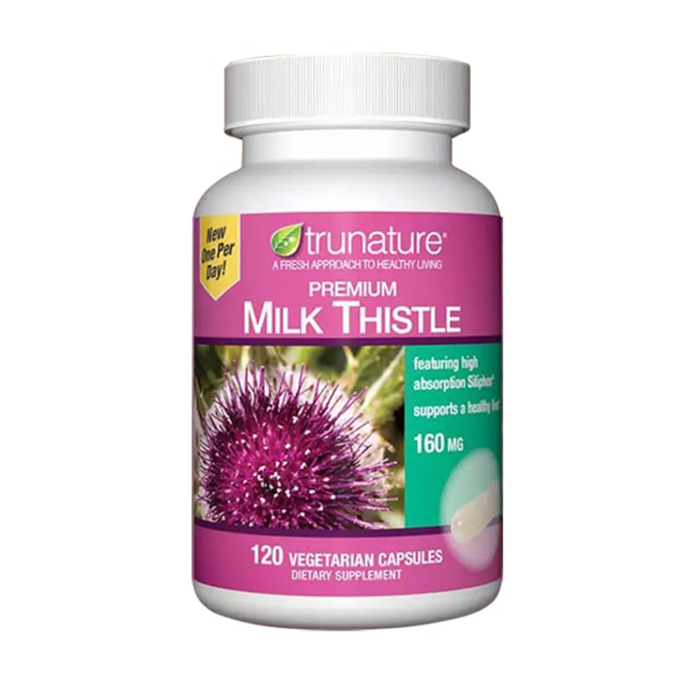 Viên uống tăng cường chức năng Gan, Trunature Premium Milk Thistle 160 mg, 120 viên của Mỹ