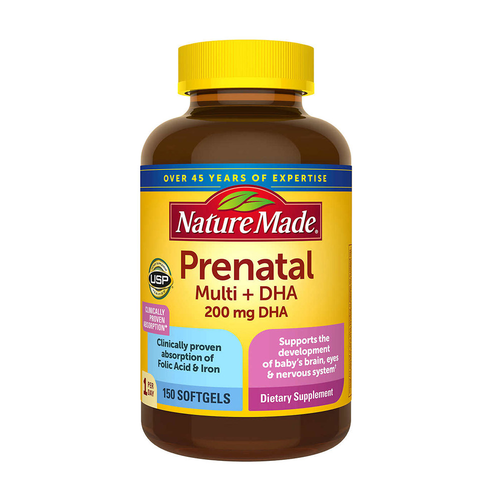 Viên uống cho bà bầu Nature Made Prenatal Multi DHA loại 150 viên