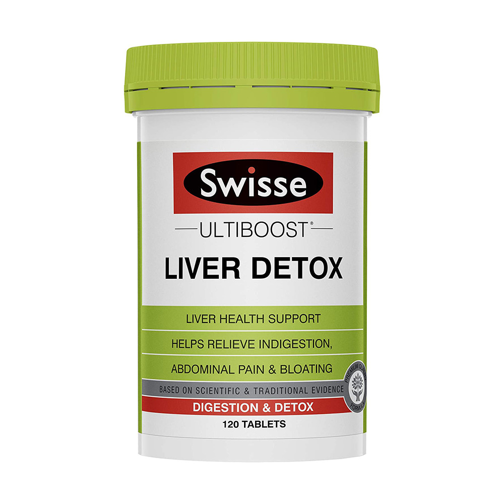 Viên uống bổ gan và giải độc gan Swisse Liver Detox 120 viên của Úc