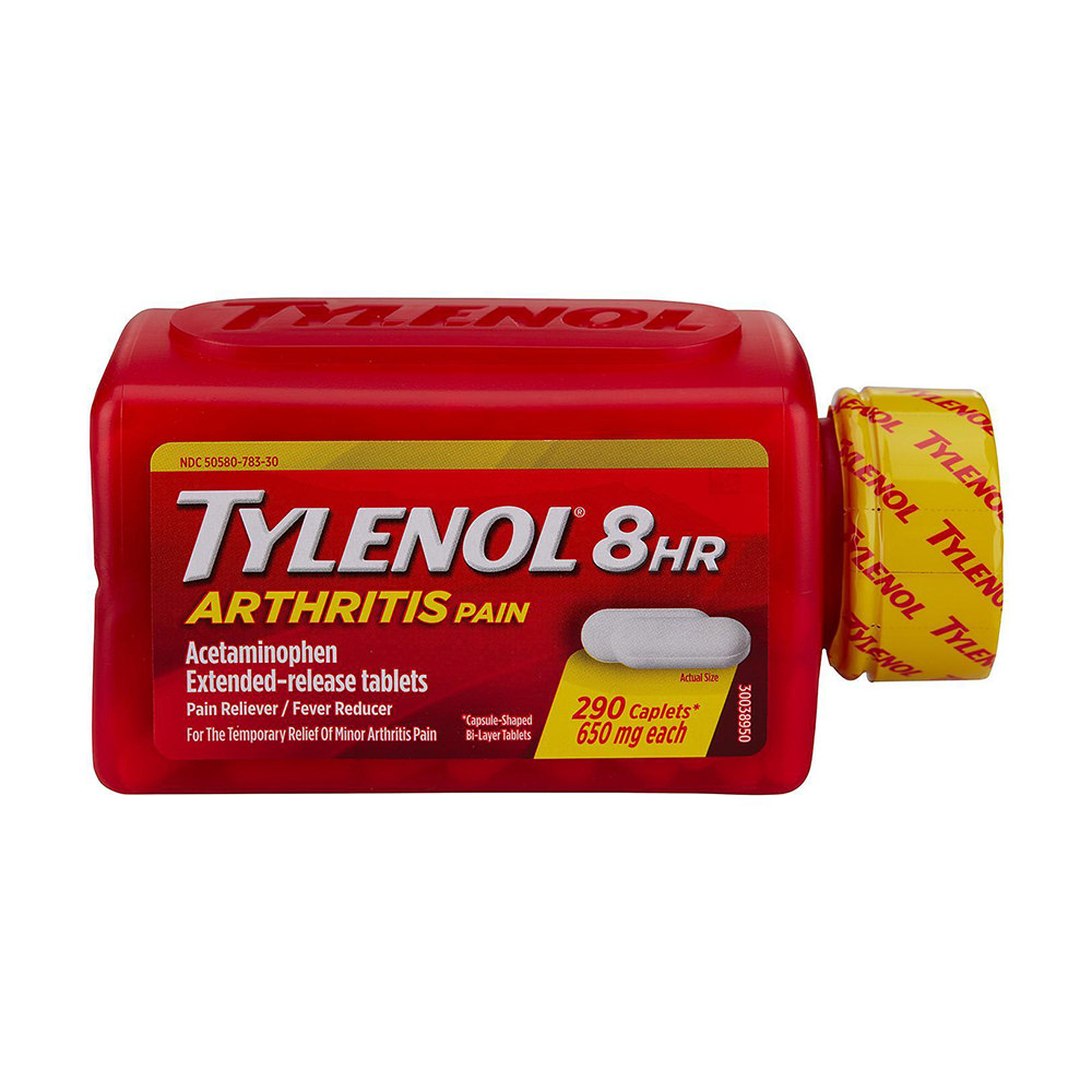 Viên uống giảm đau hạ sốt Tylenol 8Hr Arthritis Pain 290 viên 650mg của Mỹ