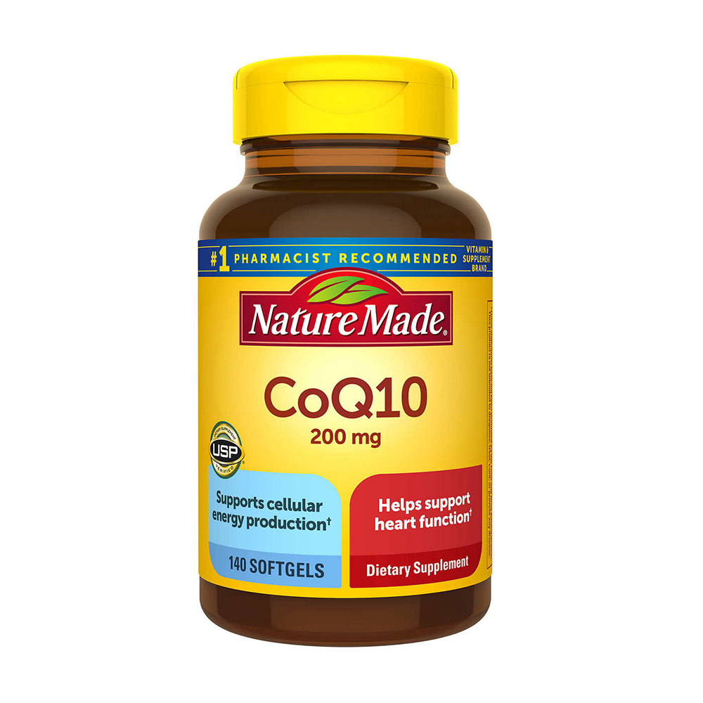Viên uống bổ Tim Mạch Nature Made CoQ10 200 mg 140 viên của Mỹ