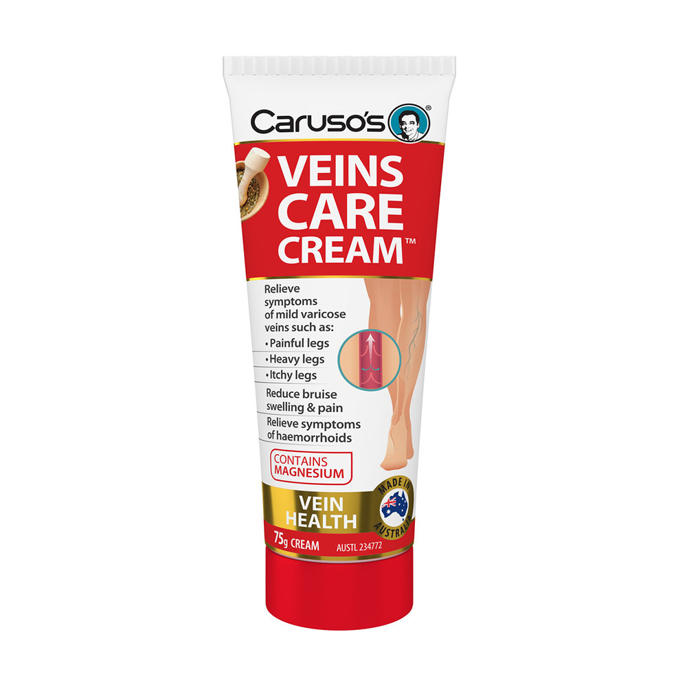Kem bôi cải thiện suy giãn tĩnh mạch Caruso’s Veins Care Cream 75g