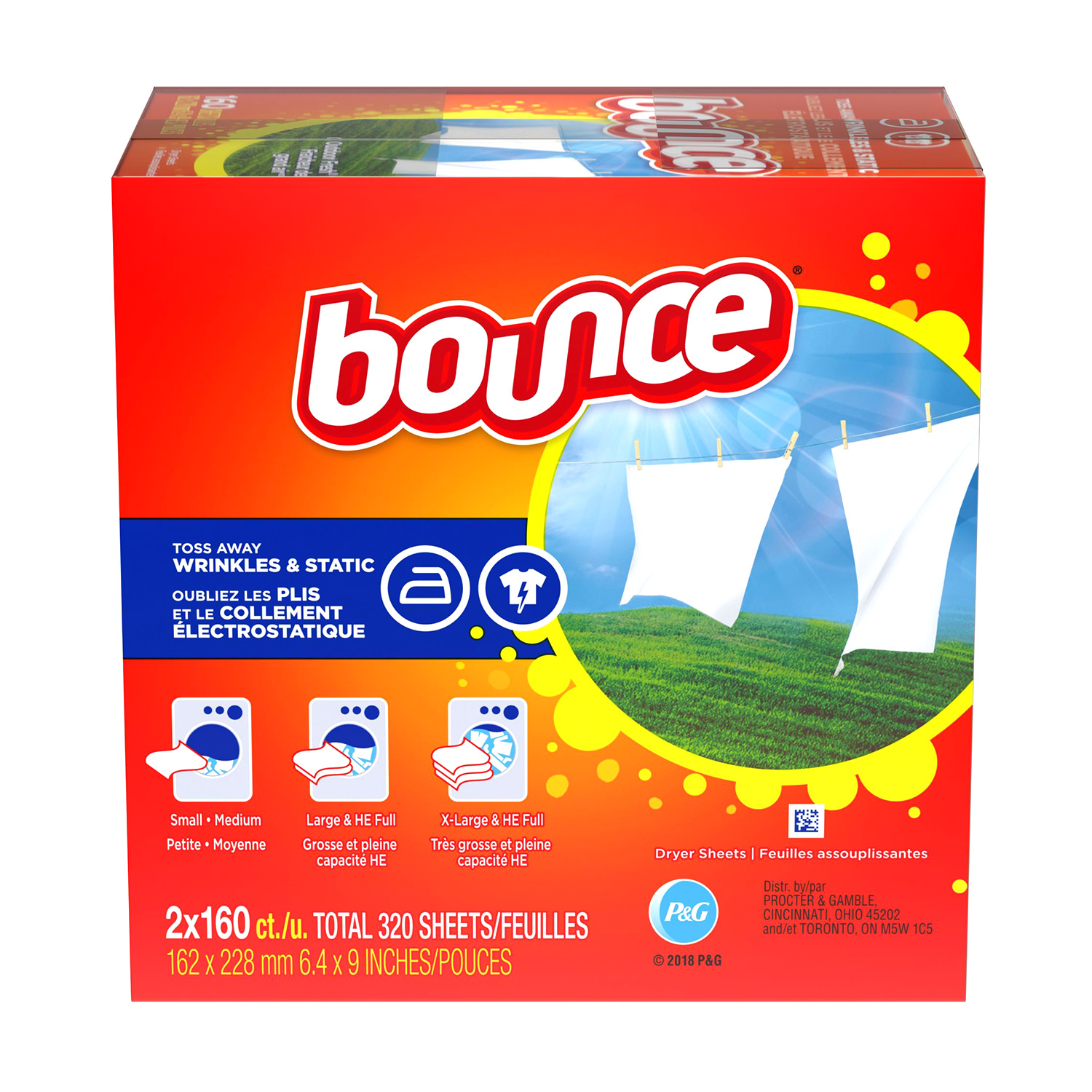 Hộp giấy thơm Bounce Outdoor Fresh