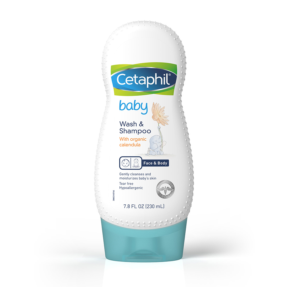 Sữa tắm gội Cetaphil Baby Wash and Shampoo With Organic Calendula của Đức 230ml