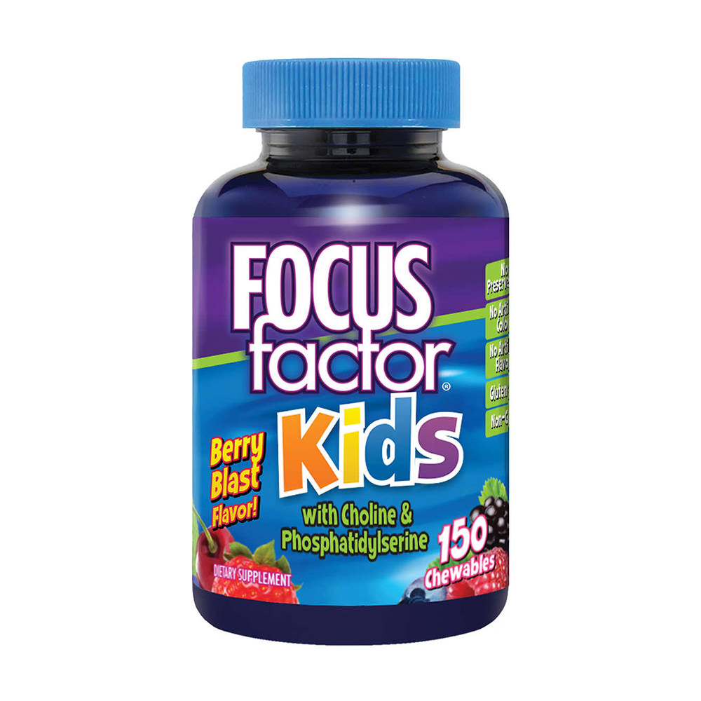 Tăng cường trí nhớ cho trẻ em Focustactor Kids 150 viên của Mỹ