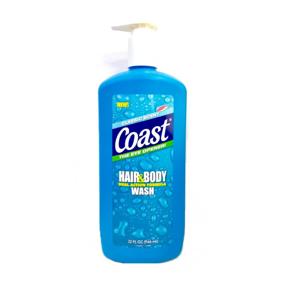 Sữa tắm gội Coast Hair & Body Wash Classic Pacific Force Scent 946ml của Mỹ