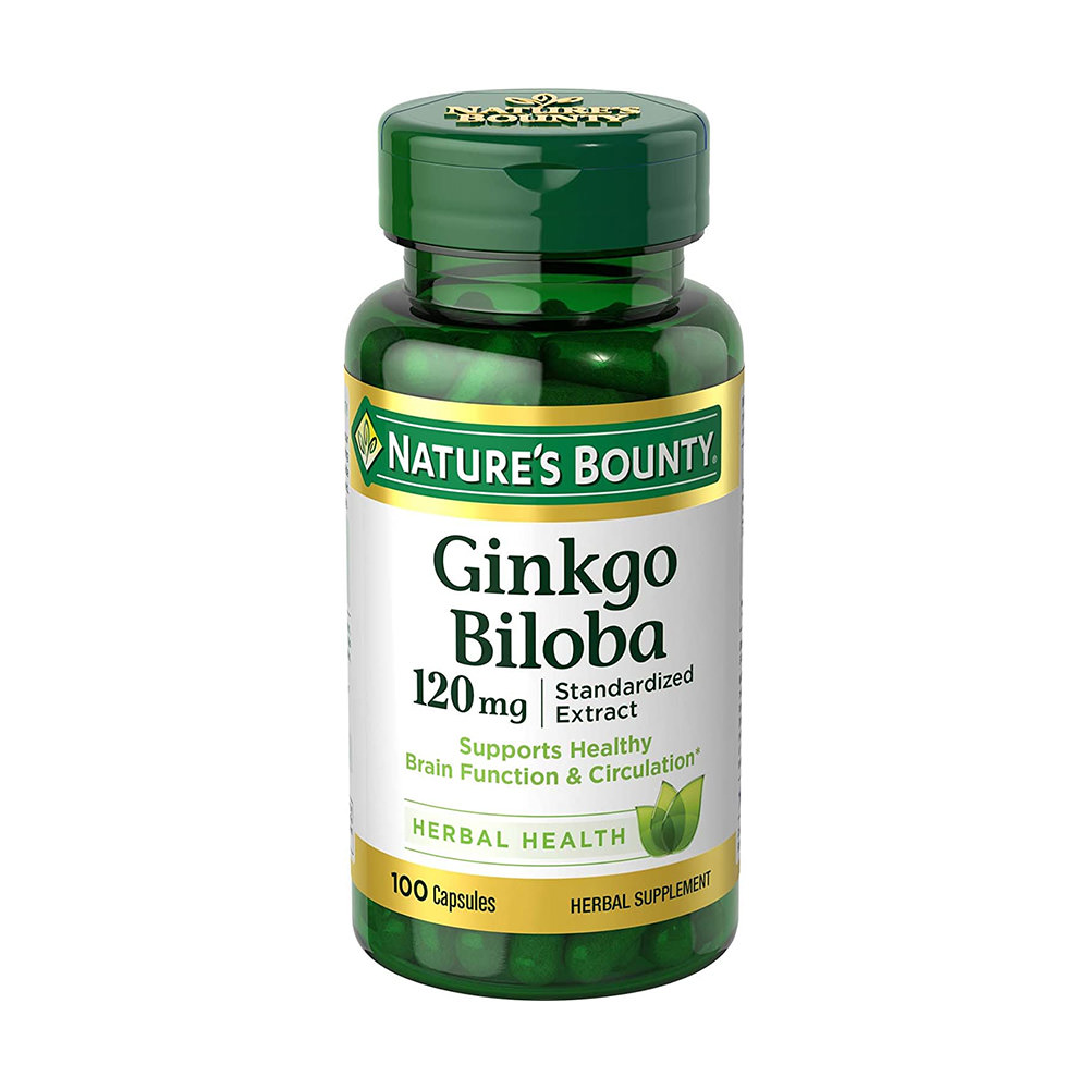 Viên uống bổ não Nature’s Bounty Ginkgo Biloba 120mg 100 Capsules