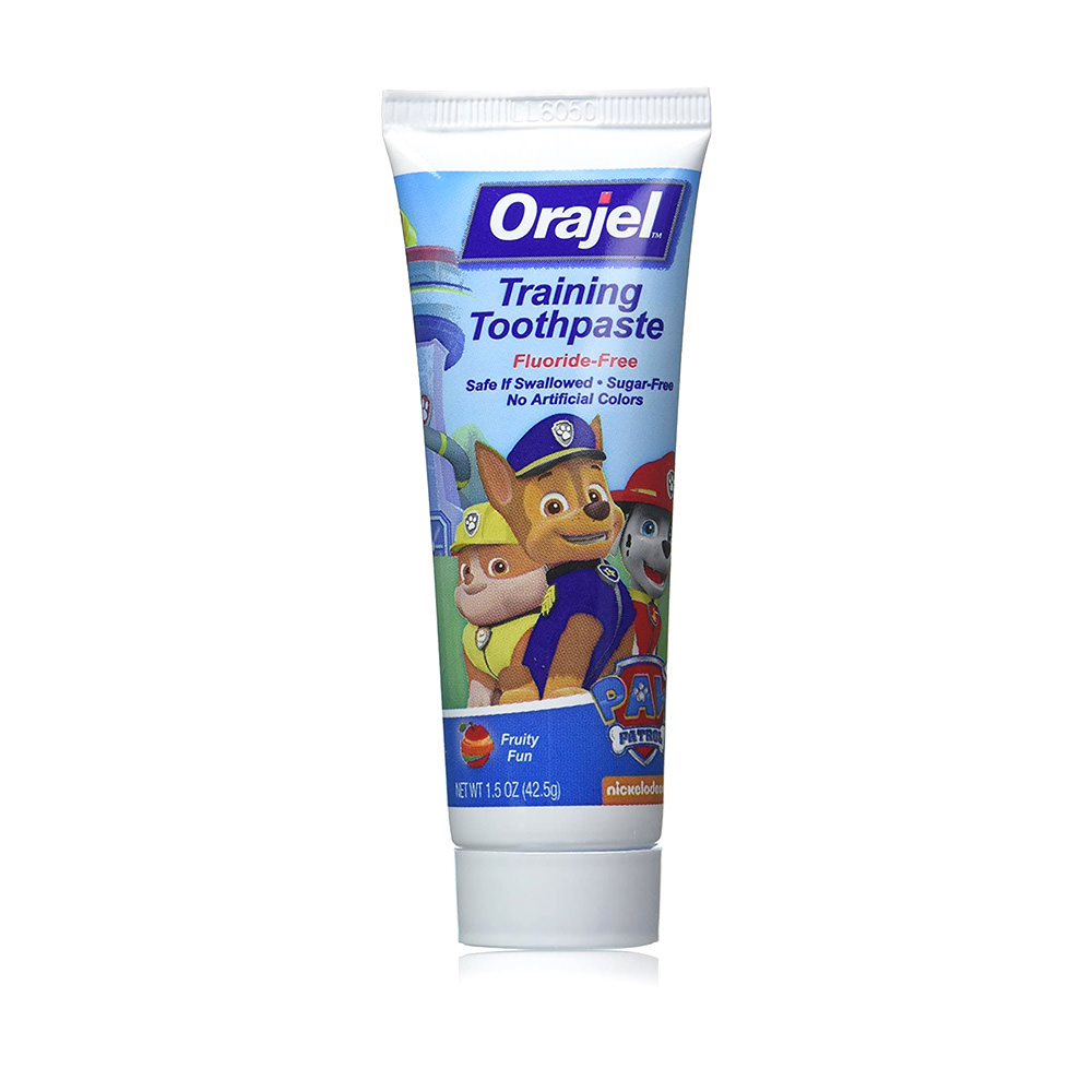 Kem đánh răng ORAJEL Training Toothpaste nuốt được cho trẻ em 42.5g từ Mỹ