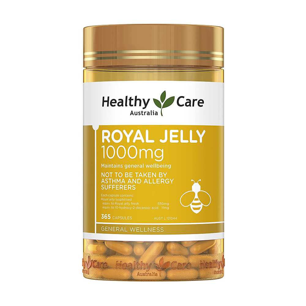 Sữa Ong Chúa Healthy Care Royal Jelly 1000mg 365 Viên của Úc