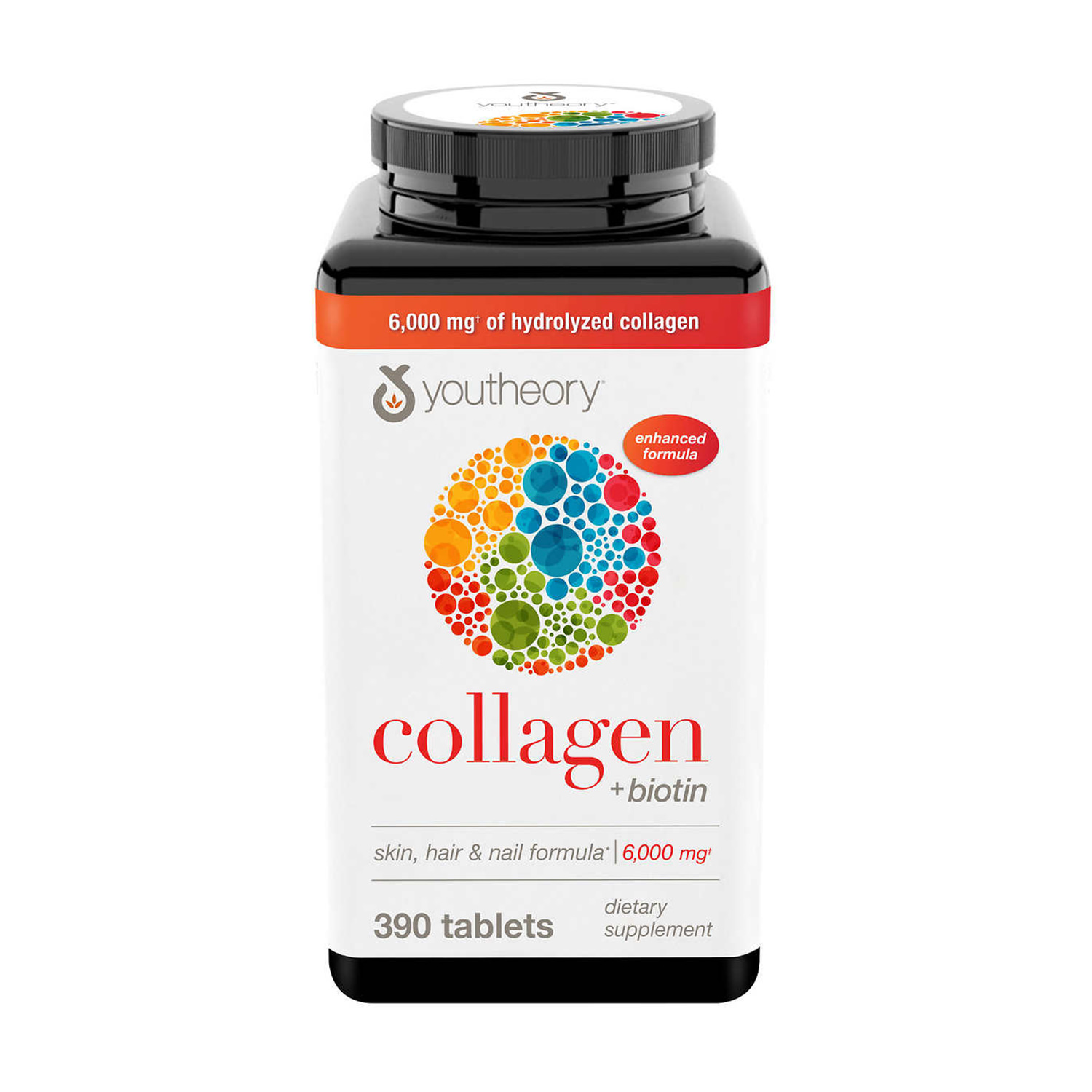 Viên uống chống lão hóa da Collagen Youtheory Type 1-2-3 - 390 viên của Mỹ